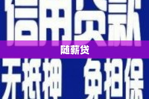 安宁随薪贷