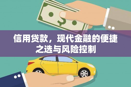 安宁信用贷款，现代金融的便捷之选与风险控制