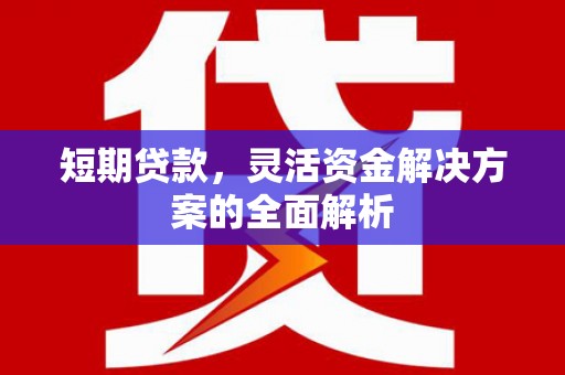 安宁短期贷款，灵活资金解决方案的全面解析