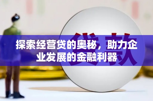 安宁探索经营贷的奥秘，助力企业发展的金融利器