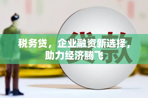 安宁税务贷，企业融资新选择，助力经济腾飞
