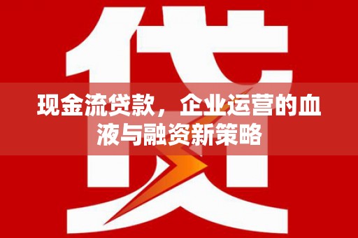 安宁现金流贷款，企业运营的血液与融资新策略