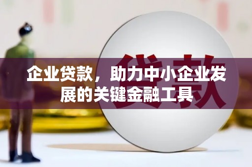 安宁企业贷款，助力中小企业发展的关键金融工具