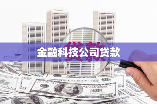 安宁金融科技公司贷款