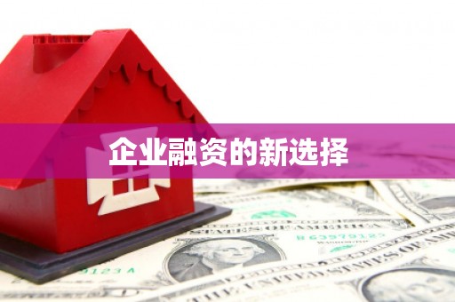 安宁企业融资的新选择
