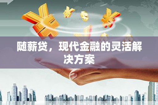 安宁随薪贷，现代金融的灵活解决方案