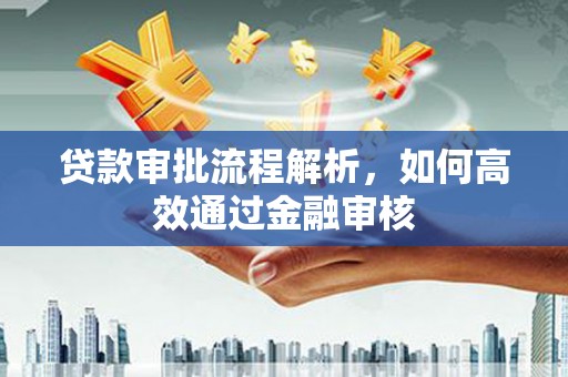 安宁贷款审批流程解析，如何高效通过金融审核