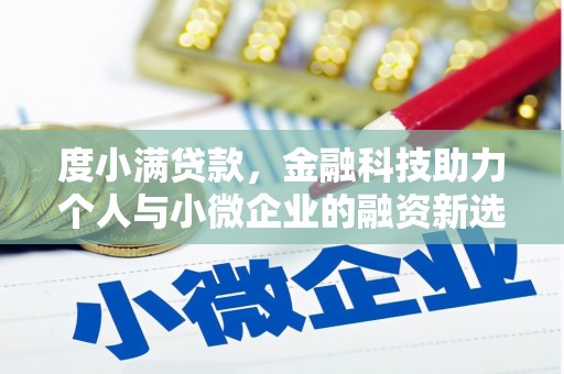 安宁度小满贷款，金融科技助力个人与小微企业的融资新选择