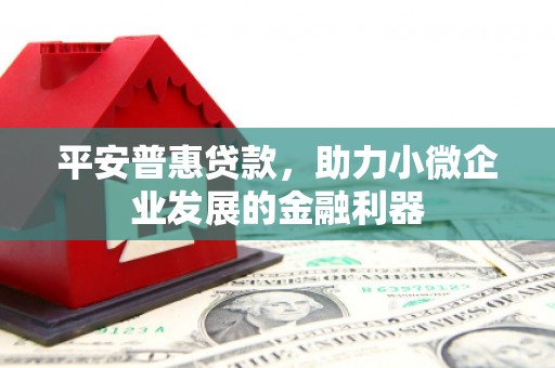 安宁平安普惠贷款，助力小微企业发展的金融利器