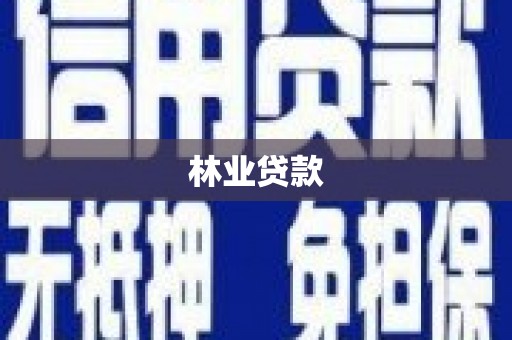 安宁林业贷款