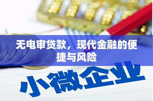 安宁无电审贷款，现代金融的便捷与风险