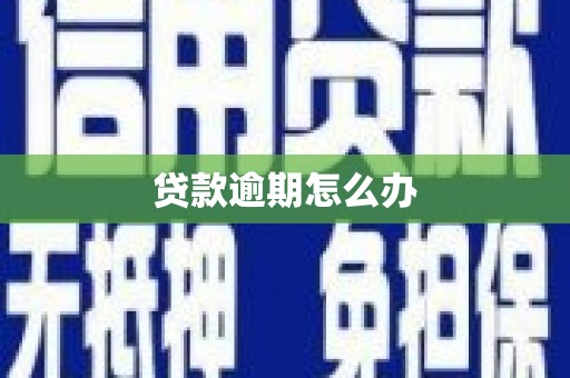 安宁贷款逾期怎么办