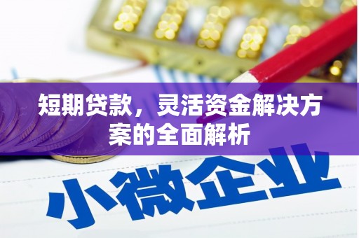 安宁短期贷款，灵活资金解决方案的全面解析