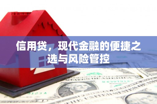 安宁信用贷，现代金融的便捷之选与风险管控