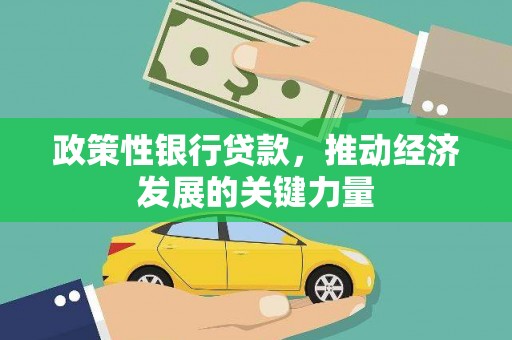 安宁政策性银行贷款，推动经济发展的关键力量