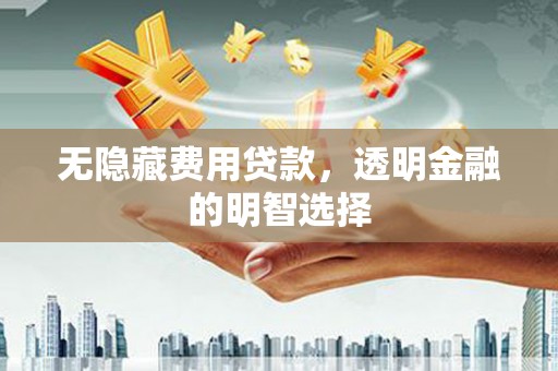 安宁无隐藏费用贷款，透明金融的明智选择