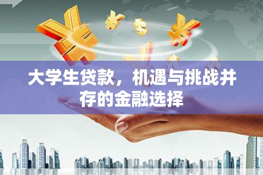 安宁大学生贷款，机遇与挑战并存的金融选择