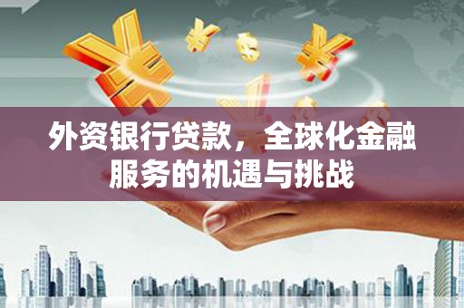 安宁外资银行贷款，全球化金融服务的机遇与挑战