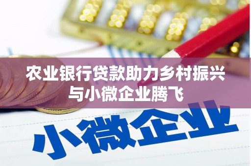 安宁农业银行贷款助力乡村振兴与小微企业腾飞