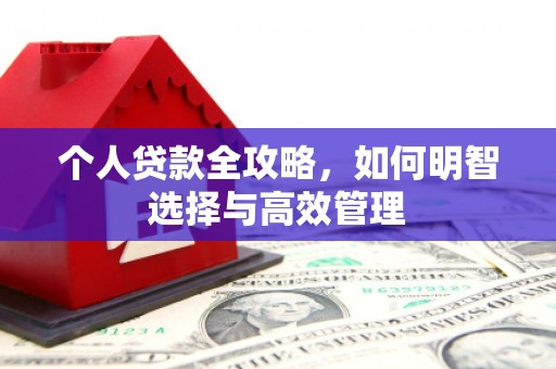 安宁个人贷款全攻略，如何明智选择与高效管理