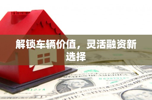 安宁解锁车辆价值，灵活融资新选择