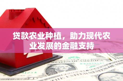 安宁贷款农业种植，助力现代农业发展的金融支持