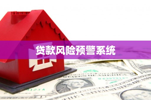 安宁贷款风险预警系统